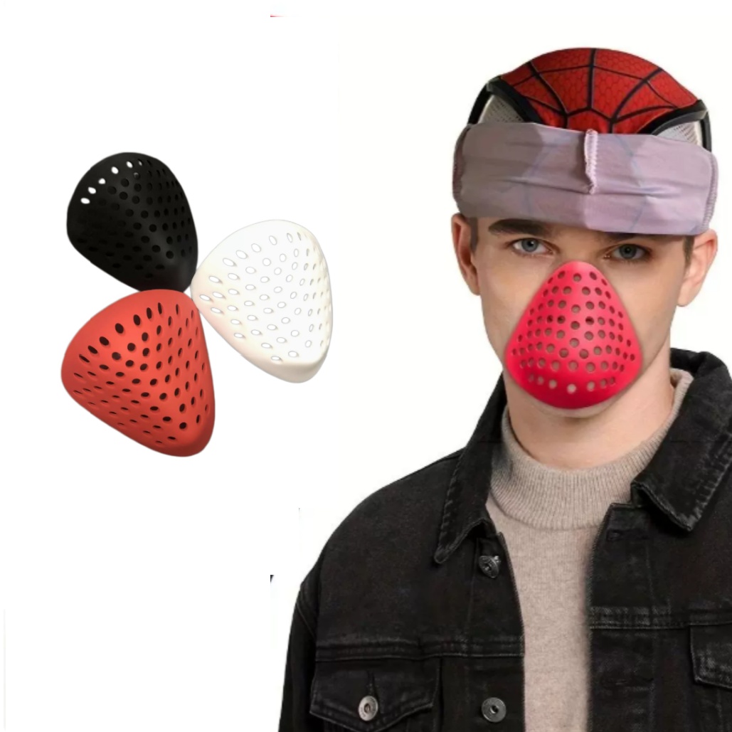 Half Face Mask 3D Spider Anime - Silicone Mask Bracket review and price