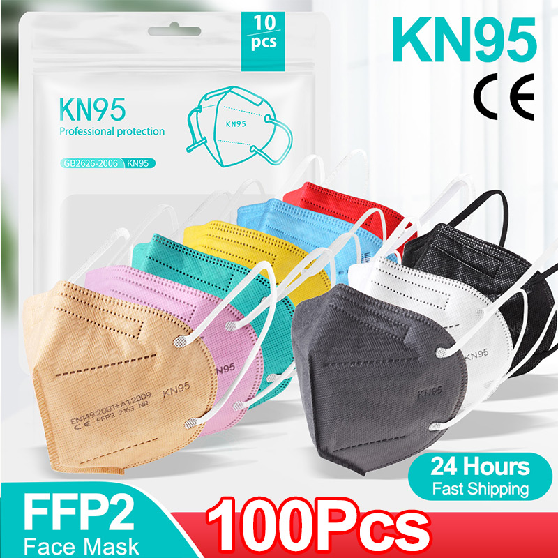 10-100PCS mascarillas FFP2 Fac - Disposable Surgical Mask review and price