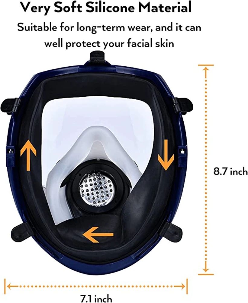 Chemical Gas Mask 6800 Dust Re - Dust Mask Construction review and price