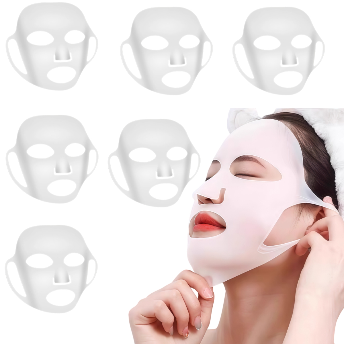 1Pc Silicone Face Mask Cover R - Silicone Mask Bracket review and price